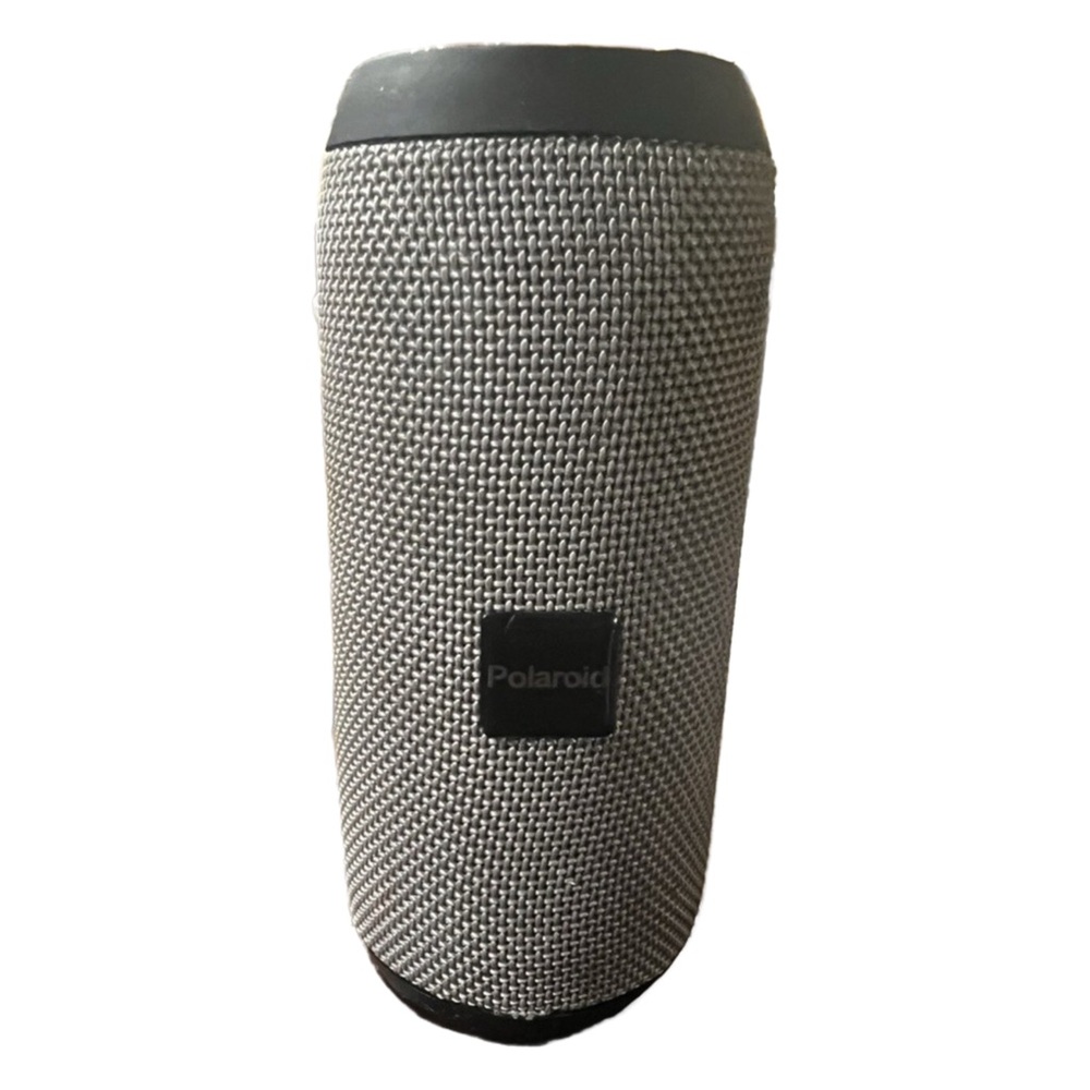 black Polaroid sport wave bluetooth speaker + travel case